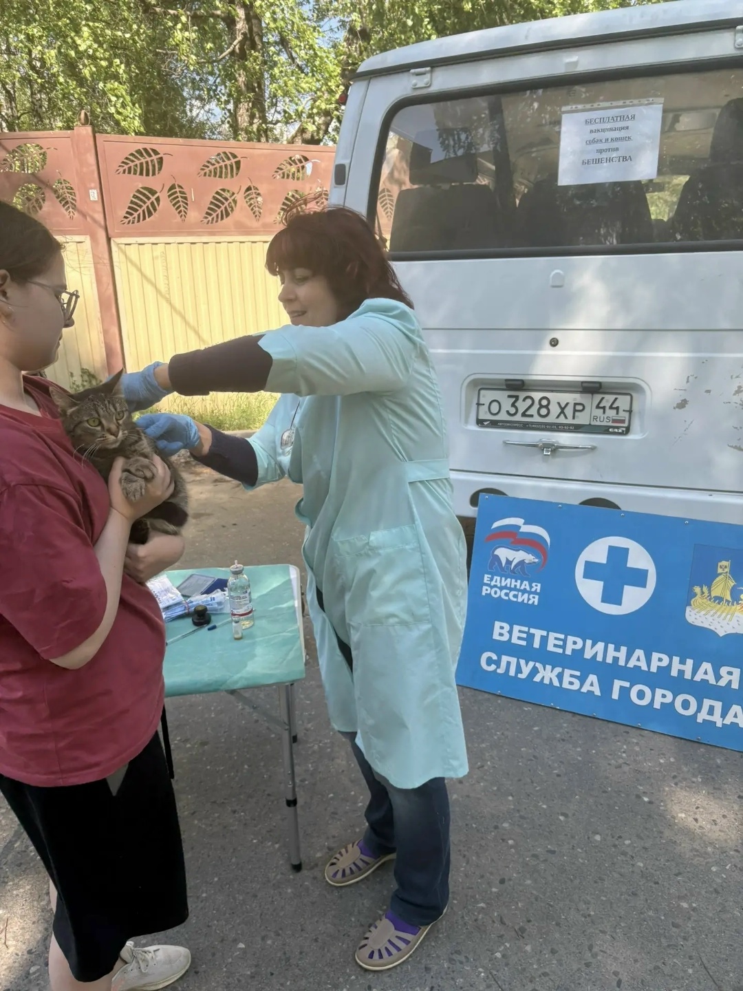 Выездная вакцинация против бешенства собак и кошек